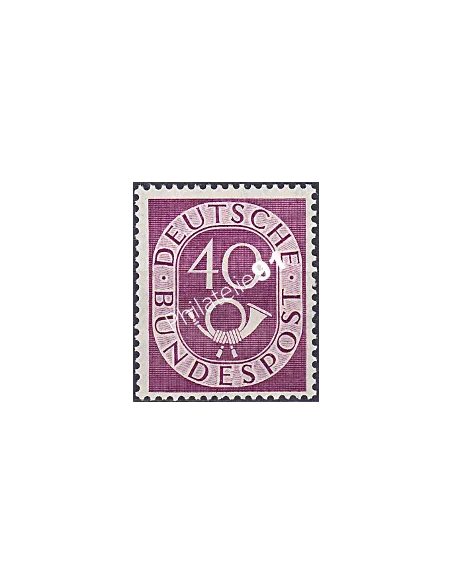 RFA, Timbre n° 19, Cor postal, Collection timbres Allemagne