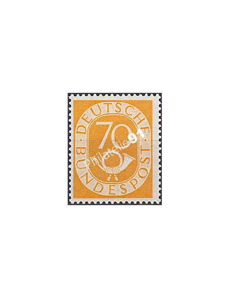 RFA, Timbre n° 22, Cor postal, Collection timbres Allemagne