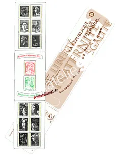 Carnet de timbres autoadhésifs n° 913 à 926 (BC913) -  La Ve République au fil du timbre de 1959 à 2013