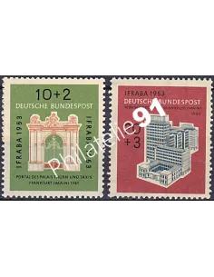 RFA, Timbre n° 57 à 58, Collection timbres Allemagne