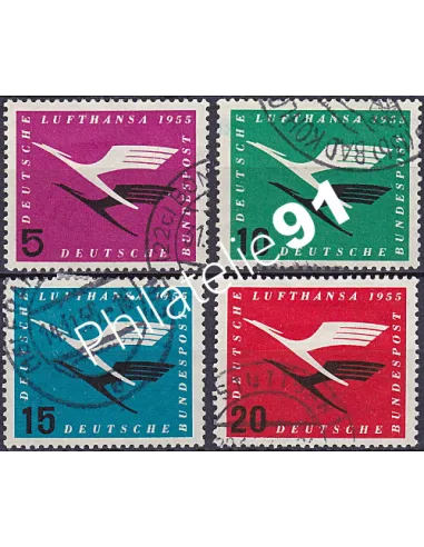 RFA, Timbre n° 81 à 84, Collection timbres Allemagne