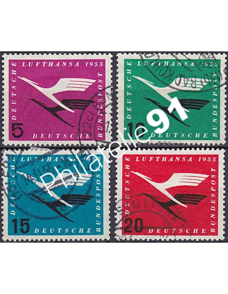 RFA, Timbre n° 81 à 84, Collection timbres Allemagne