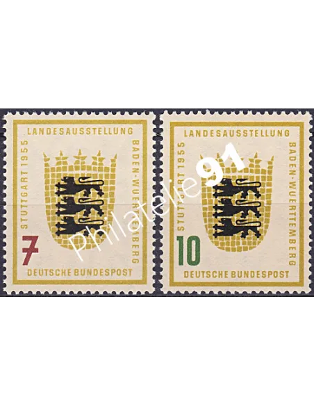RFA, Timbre n° 89 à 90, Collection timbres Allemagne