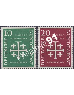 RFA, Timbre n° 109 à 110, Collection timbres Allemagne
