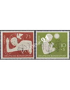 RFA, Timbre n° 111 à 112, Collection timbres Allemagne