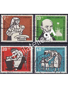 RFA, Timbre n° 119 à 122, Collection timbres Allemagne