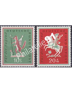 RFA, Timbre n° 157 à 158, Collection timbres Allemagne