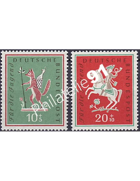 RFA, Timbre n° 157 à 158, Collection timbres Allemagne