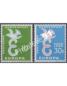 RFA, Timbre n° 164 à 165, Collection timbres Allemagne