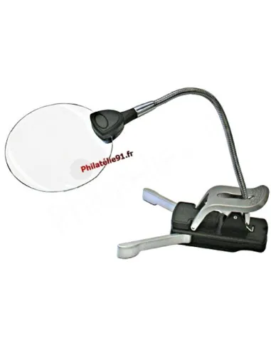 LEUCHTTURM,Loupe lumineuse de Bureau, Matériel philatélique