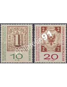 RFA, Timbre n° 183 à 184, Collection timbres Allemagne