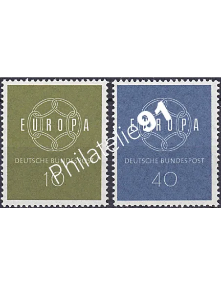 Timbre d'Allemagne, R.F.A. n° 193 à 194, Collection timbres Allemagne