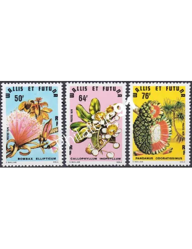 WALLIS ET FUTUNA,n° 234 à 236, collection timbres Dom-Tom