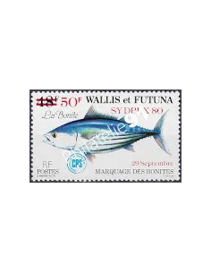 Timbre de WALLIS ET FUTUNA n° 264, POISSON, collection timbres Dom-Tom