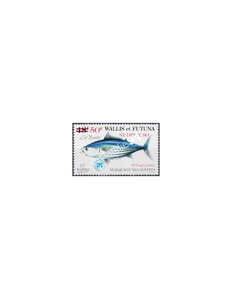 Timbre de WALLIS ET FUTUNA n° 264, POISSON, collection timbres Dom-Tom