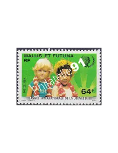 WALLIS ET FUTUNA,n° 331, jeunesse, collection timbres Dom-Tom