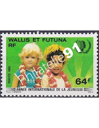 WALLIS ET FUTUNA,n° 331, jeunesse, collection timbres Dom-Tom