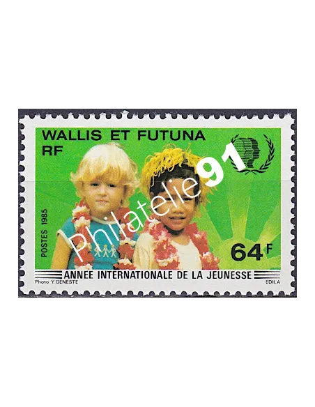 WALLIS ET FUTUNA,n° 331, jeunesse, collection timbres Dom-Tom
