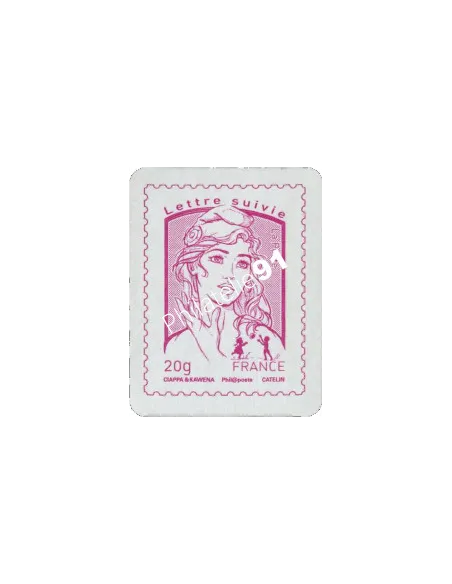 Timbre adhesif n° 1217A, lettre suivie, collection timbres de France