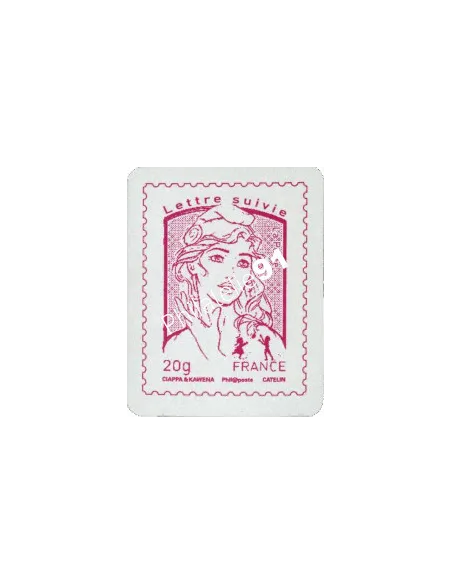 timbre adhésif n° 1515A, lettre suivie, collection timbres de France