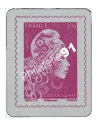 Timbre adhesif n° 1656A, lettre suivie, collection timbres de France