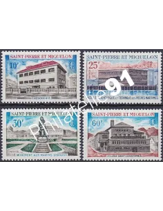 Saint-Pierre et Miquelon n°  387 à 390, Collection Timbre dom tom