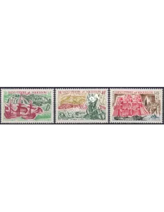 Saint-Pierre et Miquelon n°  395 à 397, Collection Timbre dom tom