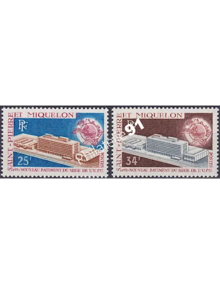 Saint-Pierre et Miquelon n°  399 à 400, Collection Timbre dom tom