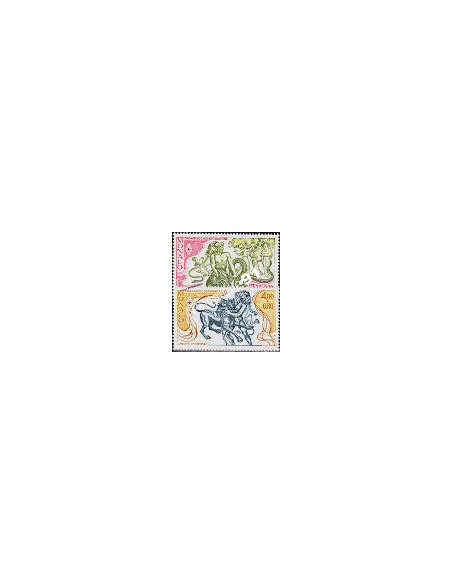 MONACO - n° 1545 à 1546 - Croix-Rouge monégasque - Hercule