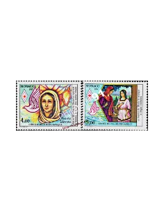 MONACO - n° 1594 à 1595 - Croix-Rouge monégasque - Ste Dévote
