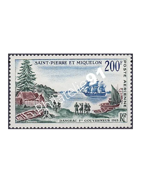 Saint-Pierre et Miquelon, PA n° 30, Dangeac,Collection timbres Dom Tom