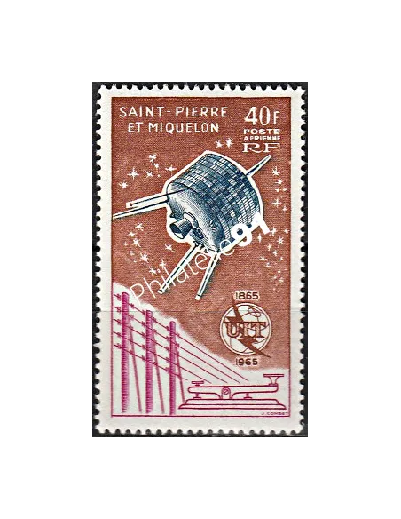 Saint-Pierre et Miquelon, PA n° 32, U.I.T., Collection timbres Dom Tom