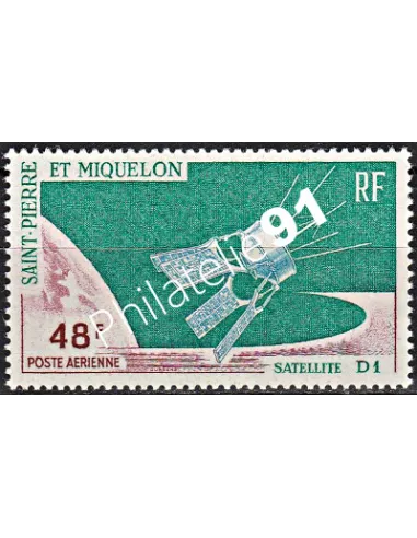 Saint-Pierre et Miquelon, PA n° 35, Satellite D1, Collection Dom Tom