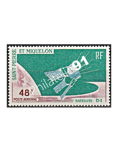 Saint-Pierre et Miquelon, PA n° 35, Satellite D1, Collection Dom Tom