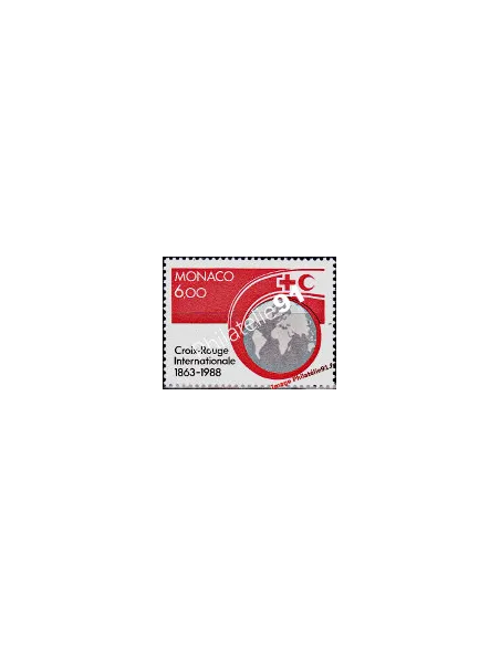 MONACO - n° 1637 - 125e anniversaire de la Croix-Rouge