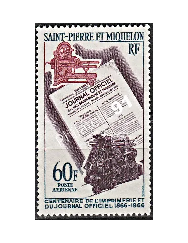 Saint-Pierre et Miquelon, PA n° 37, Collection timbres Dom Tom