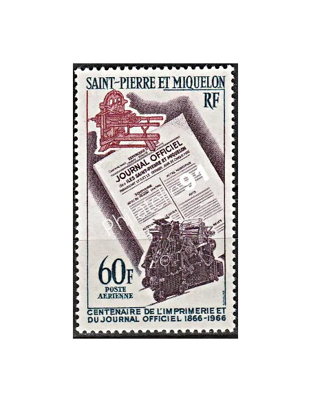 Saint-Pierre et Miquelon, PA n° 37, Collection timbres Dom Tom