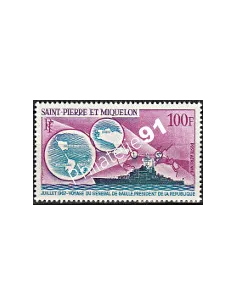 Timbre de St-Pierre et Miquelon PA n° 39, Colbert, Collection Dom Tom