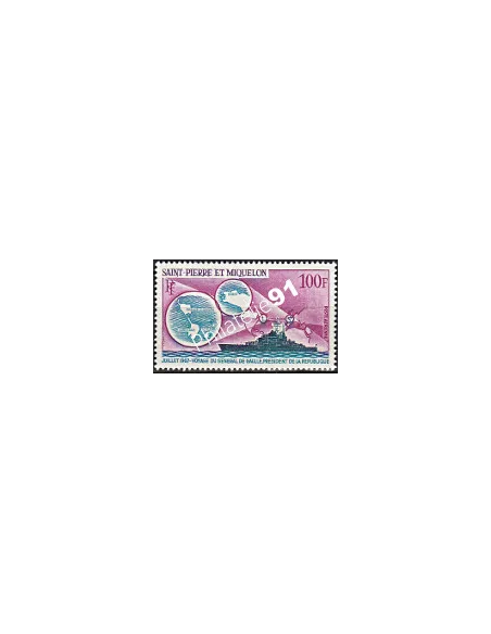 Timbre de St-Pierre et Miquelon PA n° 39, Colbert, Collection Dom Tom