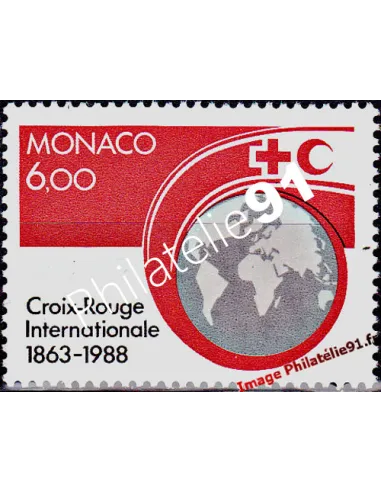 MONACO - n° 1637 - 125e anniversaire de la Croix-Rouge