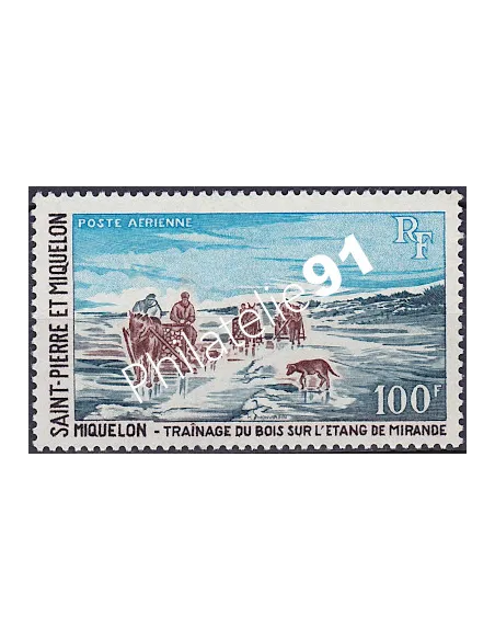 Timbr de ST PIERRE ET MIQUELON, PA n°  45, collection Dom-Tom