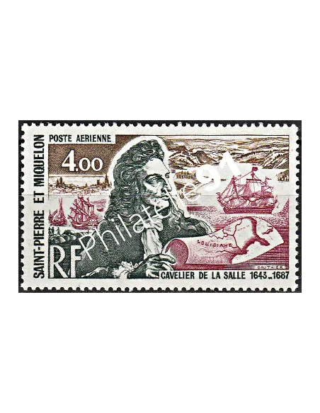 Timbre de St-Pierre et Miquelon PA n° 56, Collection Dom Tom