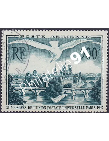 Timbre PA n° 20 oblitéré, Poste Aérienne, collection timbres France