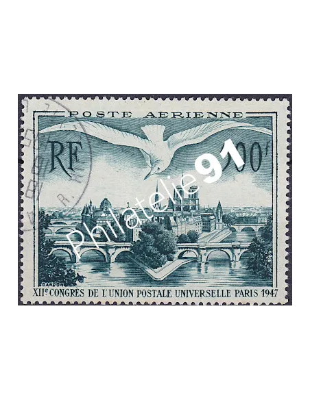 Timbre PA n° 20 oblitéré, Poste Aérienne, collection timbres France