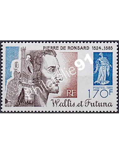 WALLIS ET FUTUNA,n° 333, Ronsard, collection timbres Dom-Tom