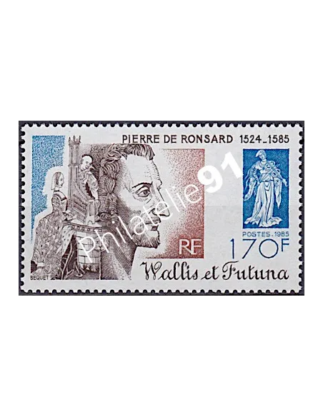 WALLIS ET FUTUNA,n° 333, Ronsard, collection timbres Dom-Tom