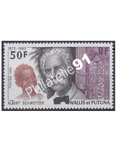 WALLIS ET FUTUNA,n° 334, Dr Schweitzer, collection timbres Dom-Tom