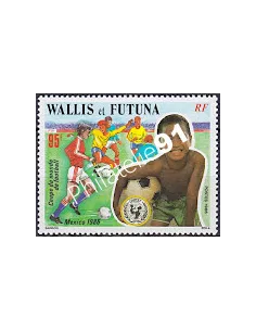 WALLIS ET FUTUNA n° 343, foot, collection timbres Dom-Tom
