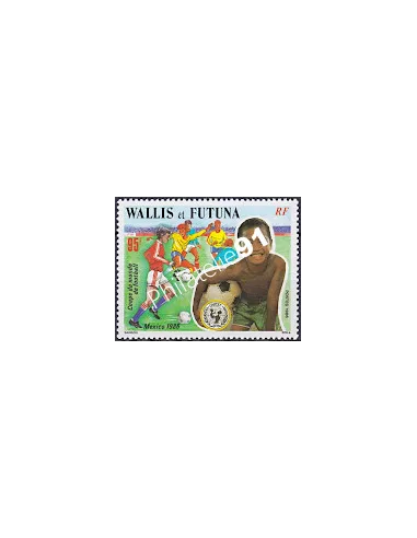 WALLIS ET FUTUNA n° 343, foot, collection timbres Dom-Tom