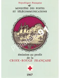 Carnet  Croix-Rouge n° 2016 - Année 1967, Collection timbres France